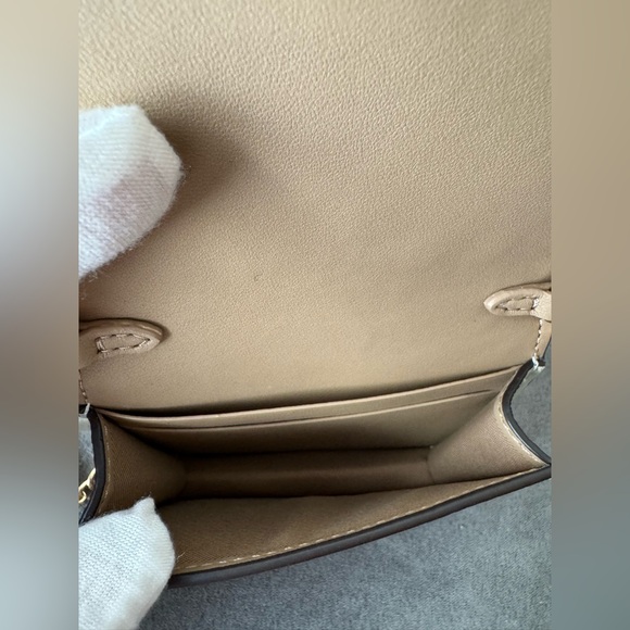 Coach Mint Green Mini Wallet with Gold Chain NWT - Picture 7 of 9